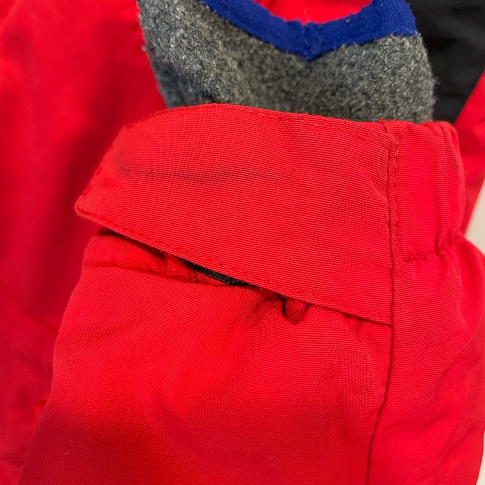 Lands End Red and Black Hooded Winter Jacket. Kids L 14-16 - Picture 9 of 9